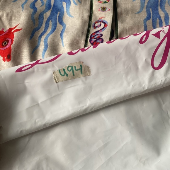 NWT Unique wonderland printed long sleeve shirt set S U94 - Picture 5 of 5